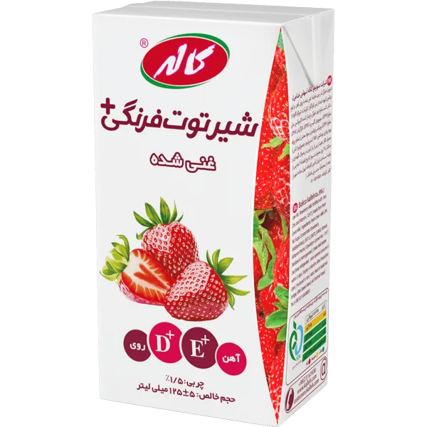 شیرتوت فرنگی استریلیزه 200میلی لیتر کاله