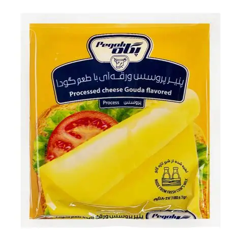 پنیر گودا ورقه ای 10عددی 180گرم پگاه