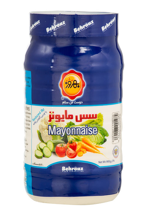سس مایونز با چربی کاهش یافته پت 900گرم بهروز