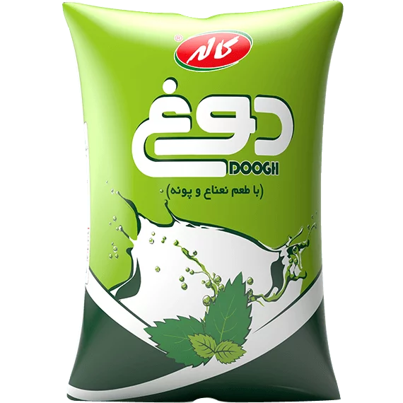 دوغ نایلونی با طعم نعناع و پونه 900میلی لیتر کاله