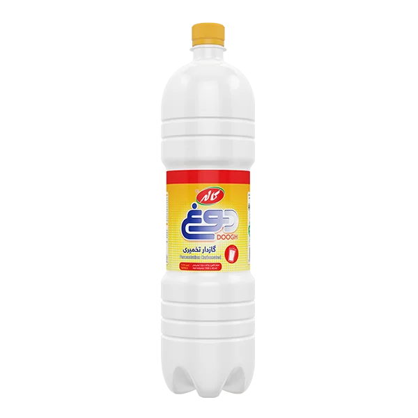 دوغ گرمادیده گازدار تخمیری 1500میلی لیتر کاله