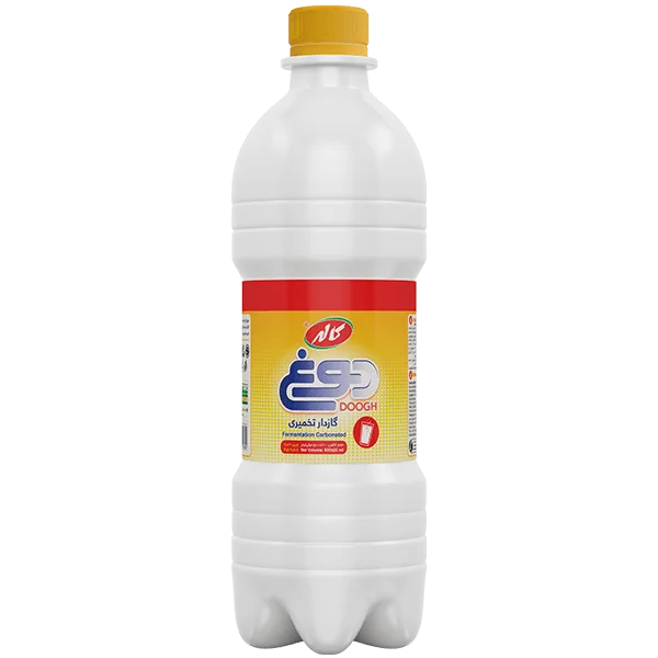 دوغ گرمادیده گازدار تخمیری 500میلی لیتر کاله