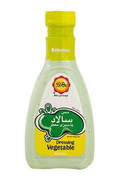 سس سالاد سبزی معطر 440گرم بهروز
