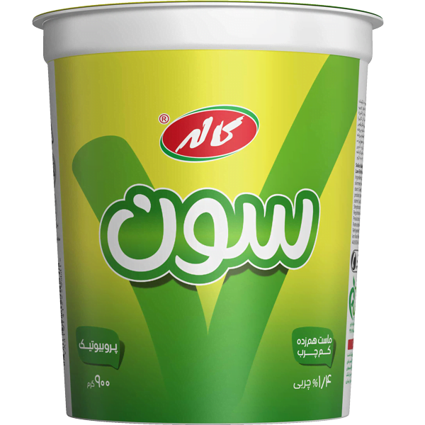 ماست همزده كم چرب پروبيوتيك سون 900گرم کاله