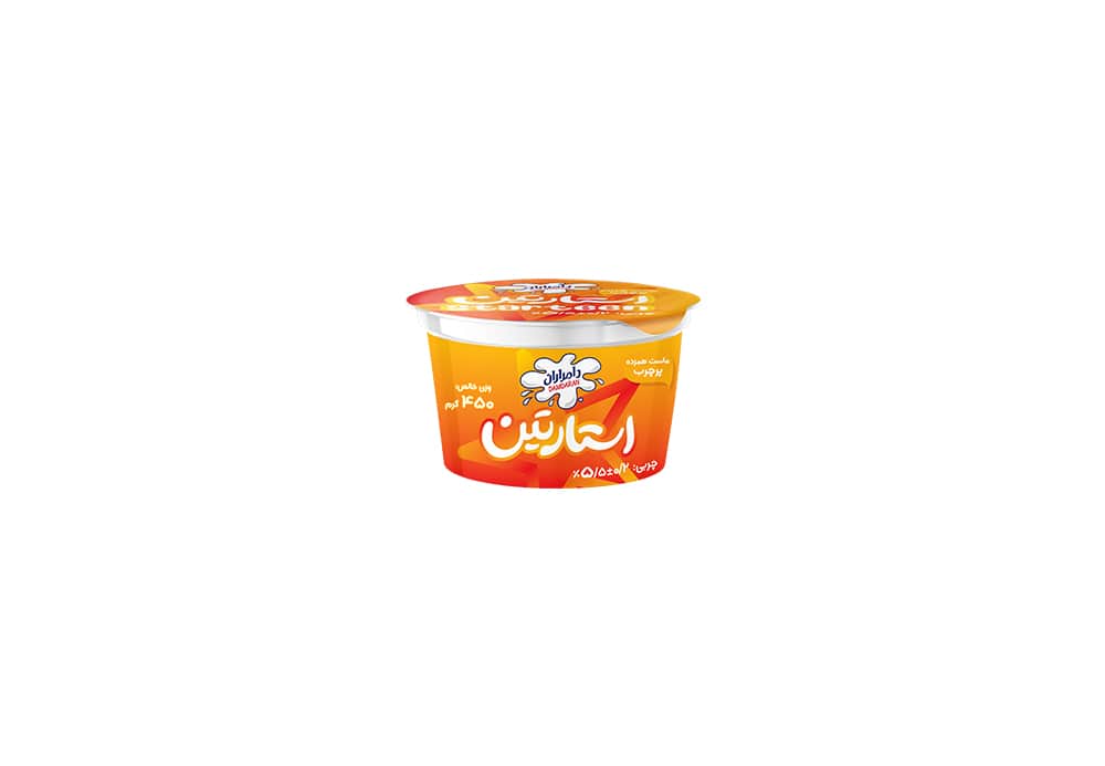 ماست همزده پرچرب استارتین 450گرم دامداران